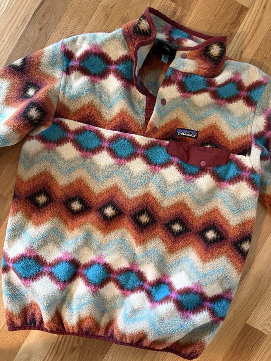 Patagonia Jackets & Blazers - Patagonia Synchilla Snap T Fleece Pullover Timber Twist Multicolor Aztec Print L
